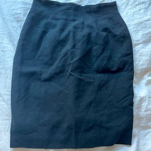 Black pencil skirt